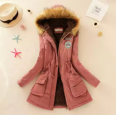 Lässige winddichte Jacke mit Kapuze - Josina