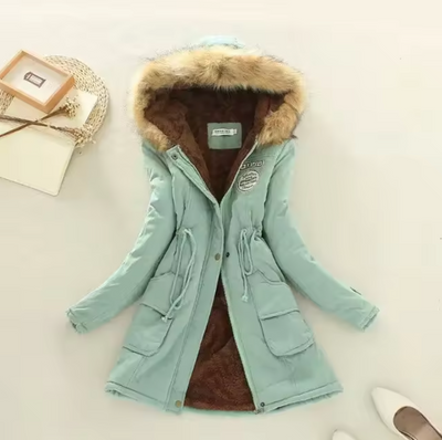 Lässige winddichte Jacke mit Kapuze - Josina