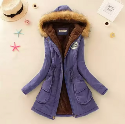 Lässige winddichte Jacke mit Kapuze - Josina