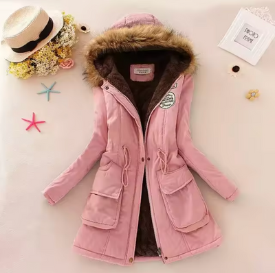 Lässige winddichte Jacke mit Kapuze - Josina