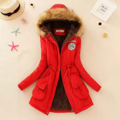 Lässige winddichte Jacke mit Kapuze - Josina