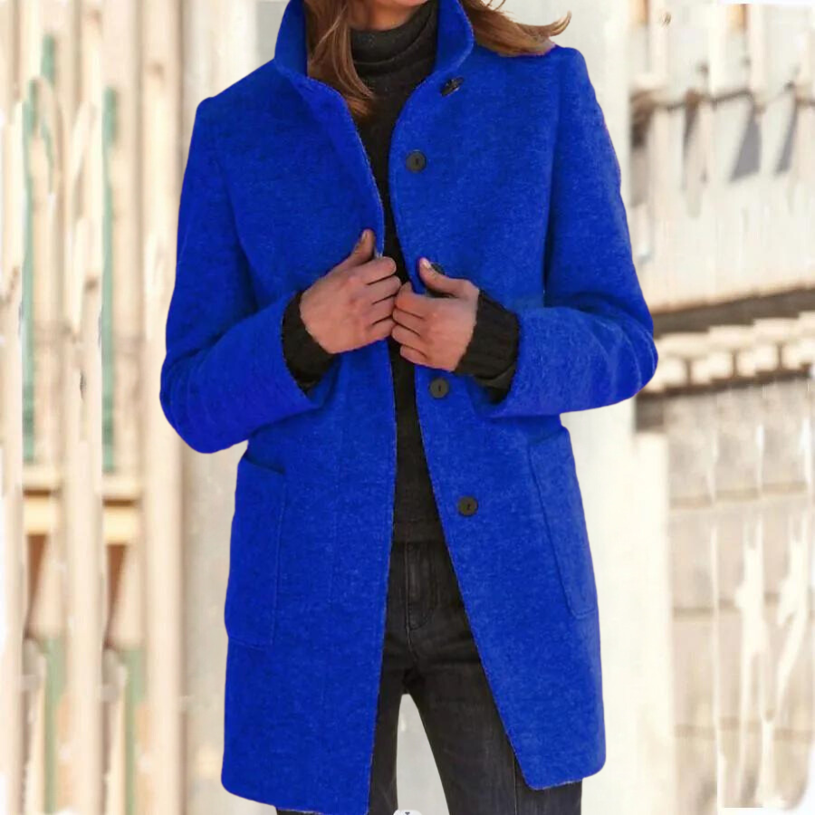 Lässiger eleganter Wintermantel für Frauen - Birgit