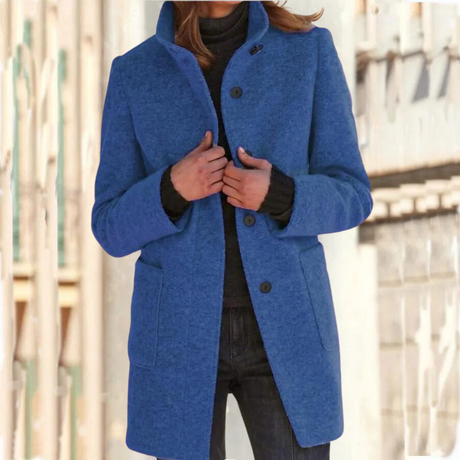 Lässiger eleganter Wintermantel für Frauen - Birgit
