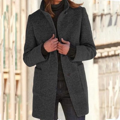 Lässiger eleganter Wintermantel für Frauen - Birgit