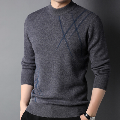 Lässiger Herrenstrickpullover - August