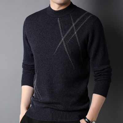 Lässiger Herrenstrickpullover - August