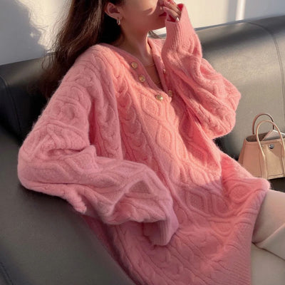 Lässiger Winterpullover für Frauen - Ilonka