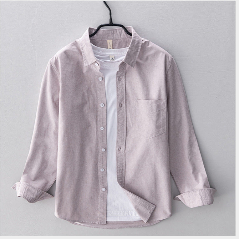 Clifford | Herren Langarm Hemd | Weiß