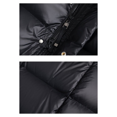 Meridith | Damen Lange Daunenjacke | Steppjacke Winter