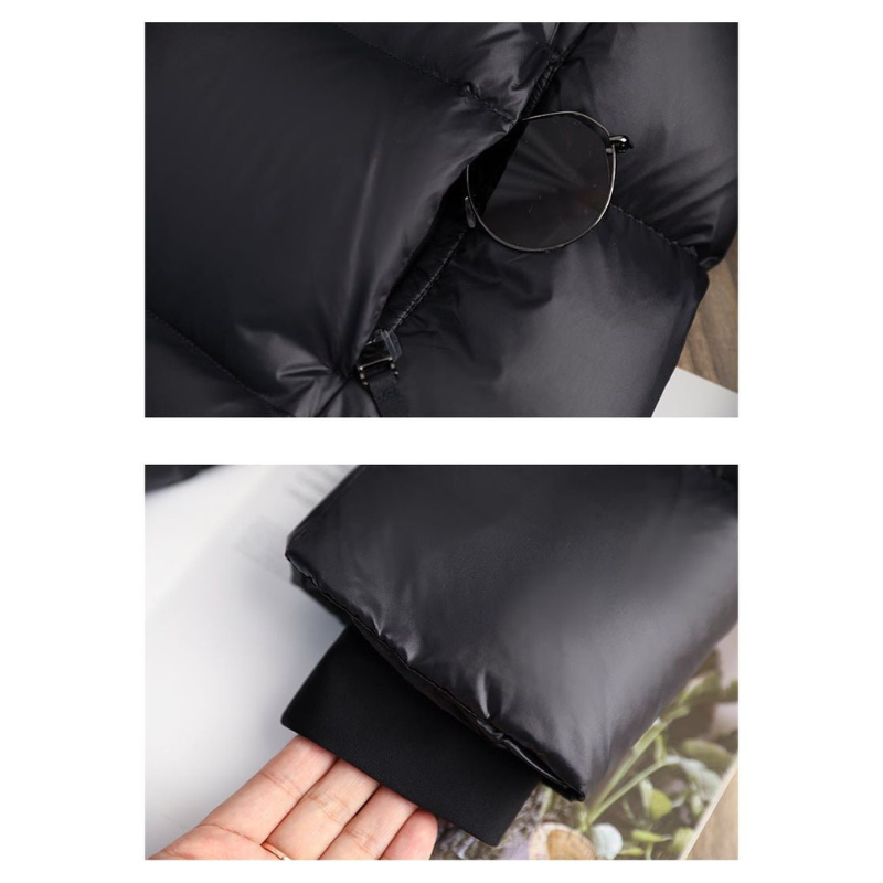 Meridith | Damen Lange Daunenjacke | Steppjacke Winter