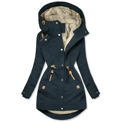 Jaymie | Damen Lange Winterjacke | Warme