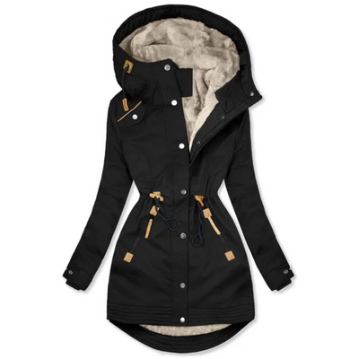 Jaymie | Damen Lange Winterjacke | Warme