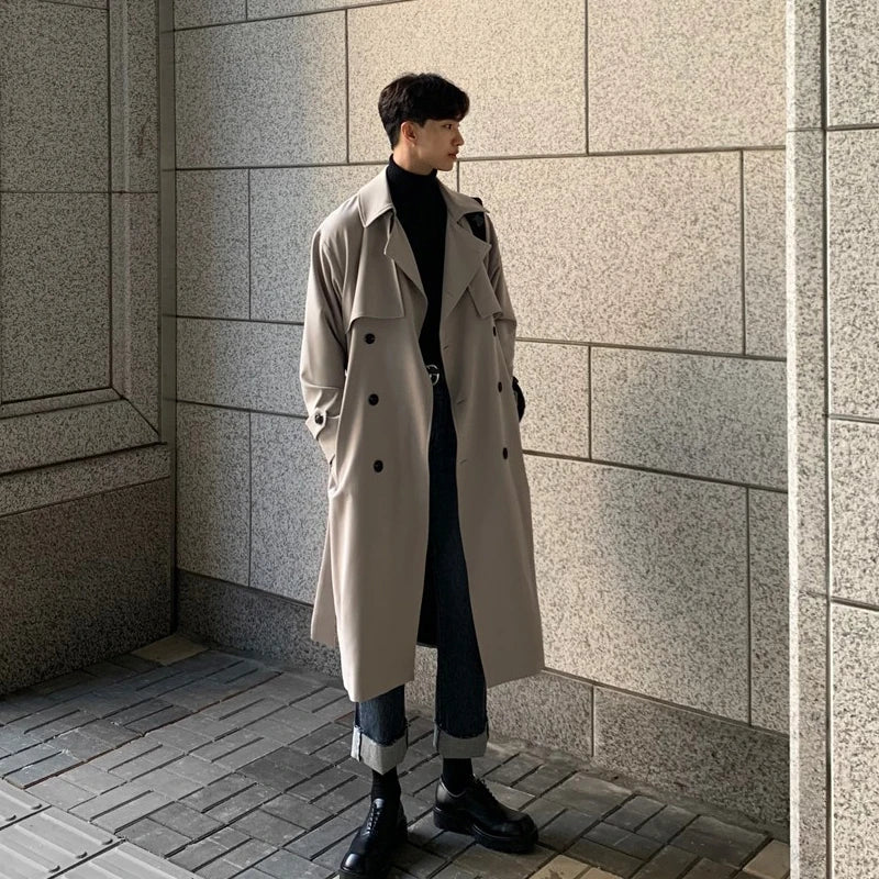 Langer stilvoller Trenchcoat für Männer - Gerolf