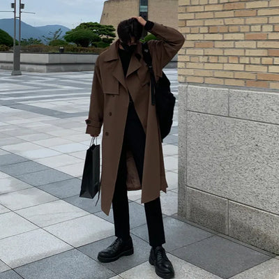 Langer stilvoller Trenchcoat für Männer - Gerolf