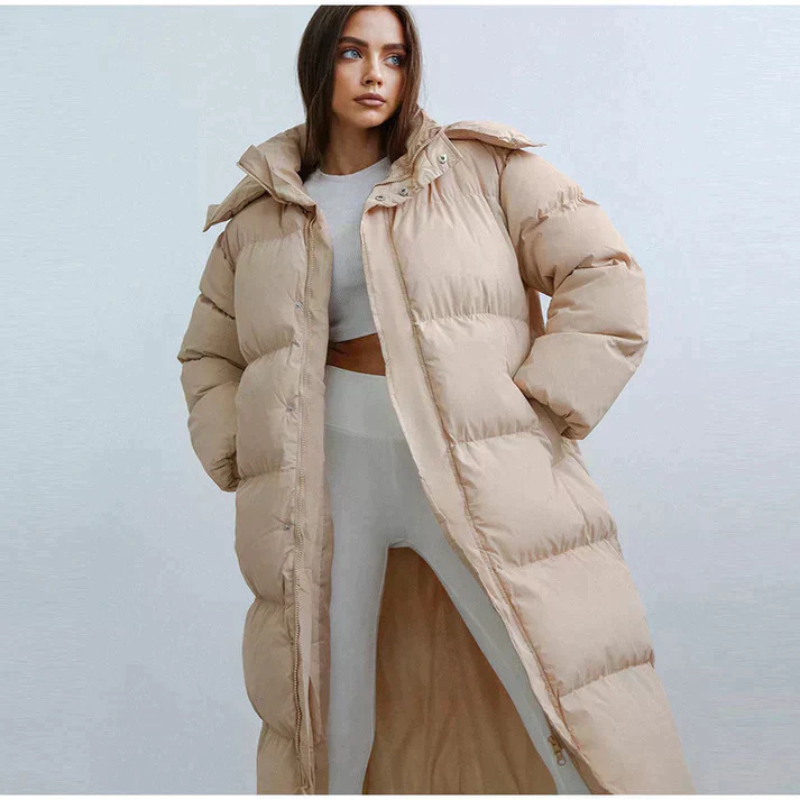 Luciana | Damen Leicht Daunenjacke | Lange Steppjacke