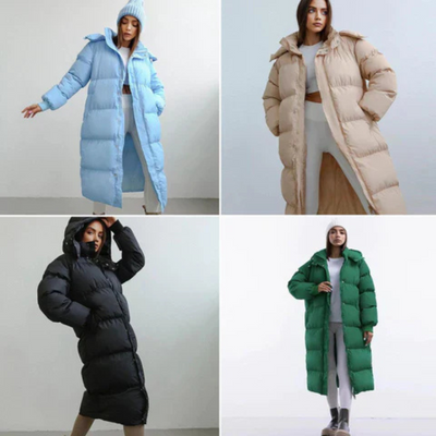 Luciana | Damen Leicht Daunenjacke | Lange Steppjacke