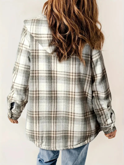 KARIERTER TEDDY FLEECE