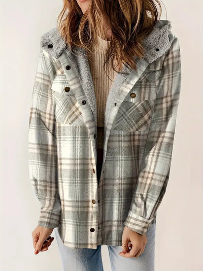 KARIERTER TEDDY FLEECE