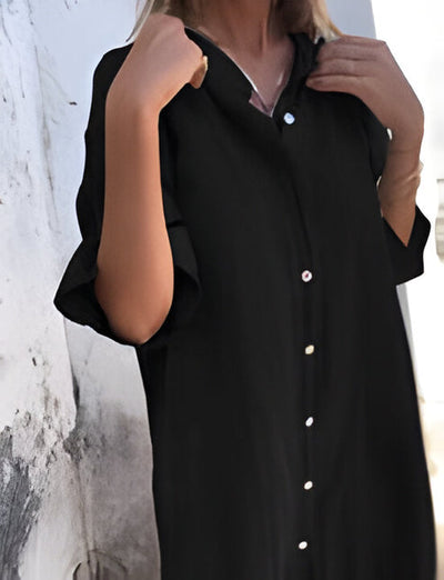 Solène | weites, lässiges kleid mit halben armeln