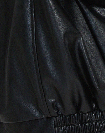 Lose Lederjacke für Frauen - Cleo