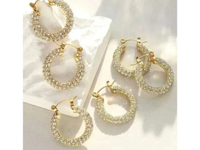 Zara Hoop Ohrringe | Vergoldet