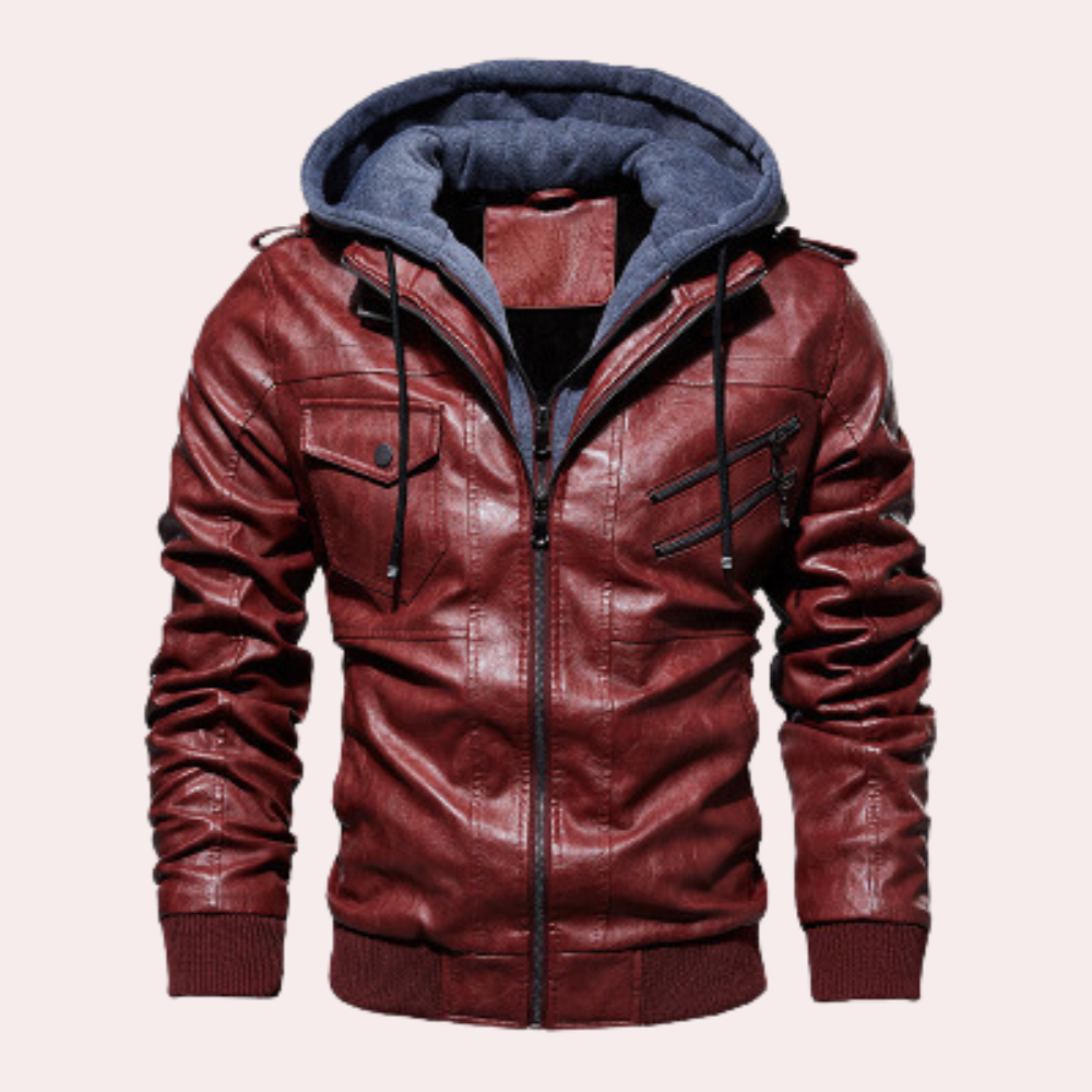 Luxuriöse Leder-Winterjacke - Arnulf