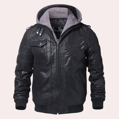 Luxuriöse Leder-Winterjacke - Arnulf