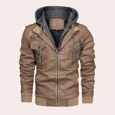 Luxuriöse Leder-Winterjacke - Arnulf
