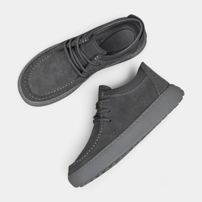 Herren-Freizeitschuhe aus Wildlederimitat mit Schnürung
