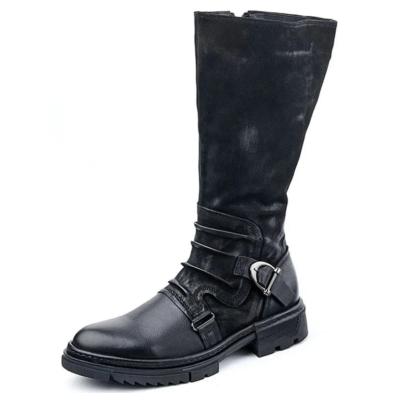 Ioannes | Zeitlos Eleganter Stil Herren Hohe Stiefel