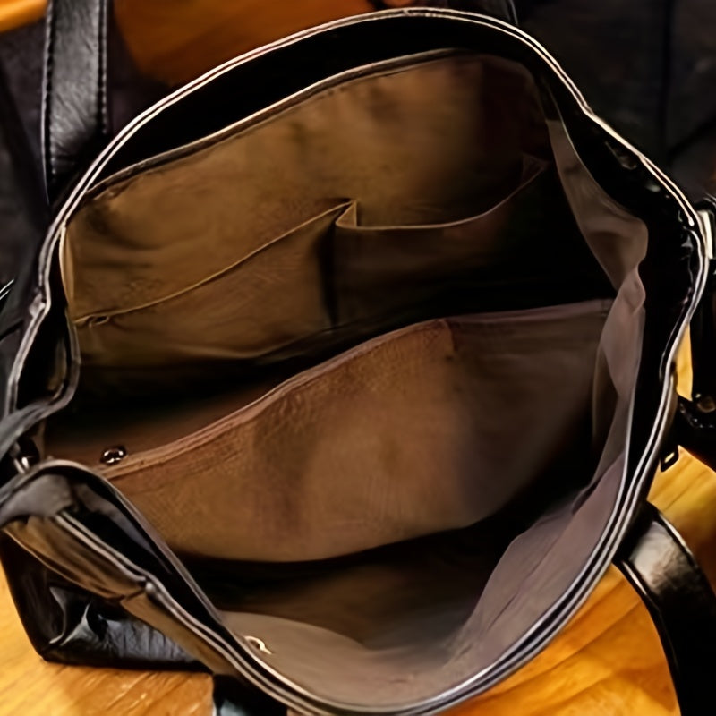 ANNELIES™ | Retro-Tasche aus veganem Leder für elegante Frauen