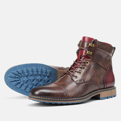 KRISTAN HANDGEFERTIGTE PREMIUM LEDER OXFORD BOOTS