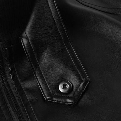 Herren Stehkragenjacke mit Seitentaschen