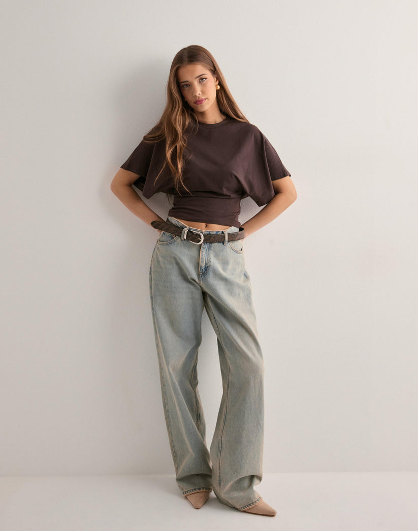 Damen T-Shirt mit Weiten Ärmeln – Leichtes, Atmungsaktives Loose Fit Top