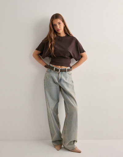Damen T-Shirt mit Weiten Ärmeln – Leichtes, Atmungsaktives Loose Fit Top