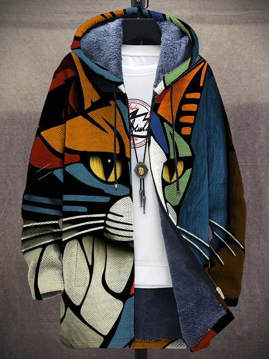 Kunstvolle moderne Jacke im Katzenstil - Reimar