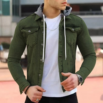 Moderne leichte Jacke mit Kapuze für Männer - Wenzel