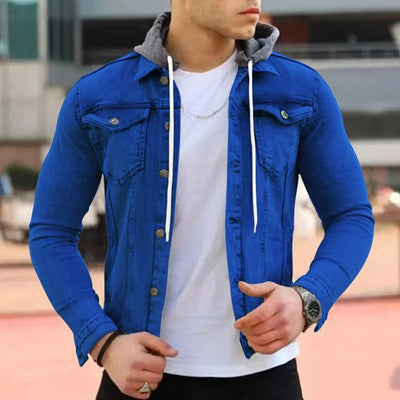 Moderne leichte Jacke mit Kapuze für Männer - Wenzel