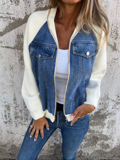 Moderner Denim-Mantel für Frauen - Adelaide