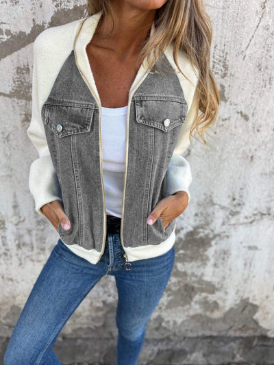 Moderner Denim-Mantel für Frauen - Adelaide