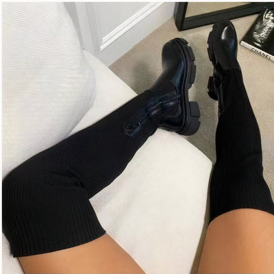Modische lange Winterstiefel für Frauen - Tilly