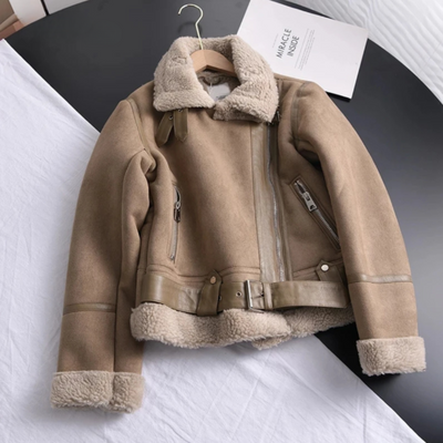 Modische warme Damen-Fleecejacke - Larina