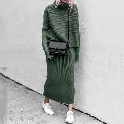 Modisches Pullover-Rock-Set für Frauen - Anita
