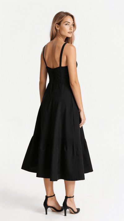 KIANA™ | Blumenkleid mit Corsagenoberteil und Schlitz