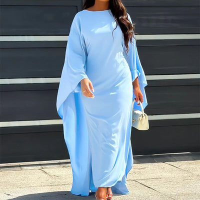 Betisha – Eleganter, drapierter Maxi-Kaftan