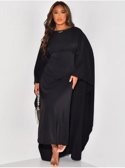 Betisha – Eleganter, drapierter Maxi-Kaftan
