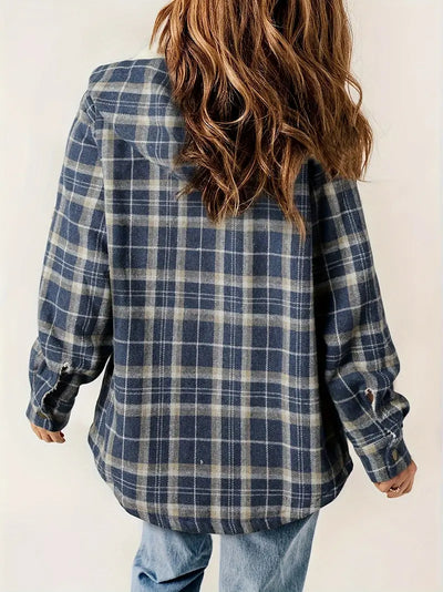 KARIERTER TEDDY FLEECE