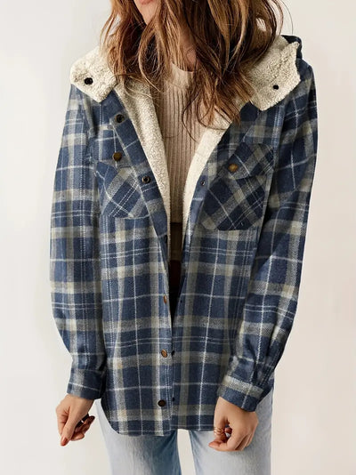 KARIERTER TEDDY FLEECE