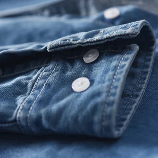 HERREN „RANCHER“ PREMIUM DENIM BUTTON UP