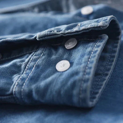 HERREN „RANCHER“ PREMIUM DENIM BUTTON UP